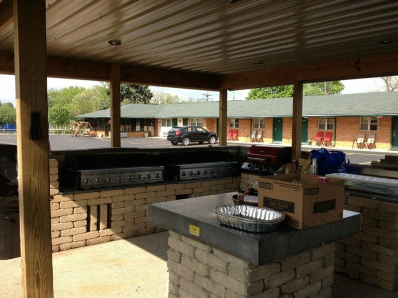Inn at Gull Lake-Outdoor Kitchen 1 Inn at Gull Lake-Outdoor Kitchen 1